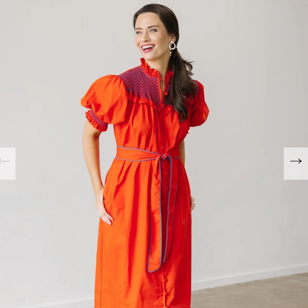 NWT!! Dondolo - Women’s Hello Dress - Tomato Red - Size XXS